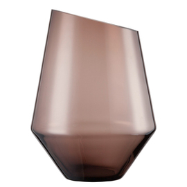 vase | lantern size. 277 DIAMONDS glass smoky  Ø 208 mm  H 277 mm product photo