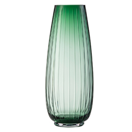 vase size 410 SIGNUM glass green relief  Ø 165 mm  H 410 mm product photo