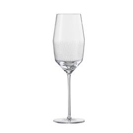 champagne glass UPPER WEST Size 77 with relief with effervescence point product photo
