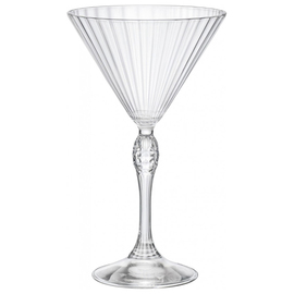 Martini cocktail glass AMERICA 20S 25 cl with relief product photo