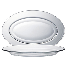 platter LYS glass oval | 310 mm transparent product photo