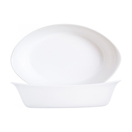 oven dish Smart Cuisine glass white oval 220 mm x 130 mm product photo