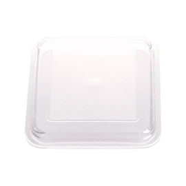 system cover EURO polycarbonate clear transparent suitable for porcelain bowl 115x115mm L 115 mm W 115 mm H 16 mm product photo