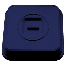 cloche EURO PBT blue suitable for square plate Restaurant half deef 20x20cm L 207 mm W 207 mm H 45 mm product photo