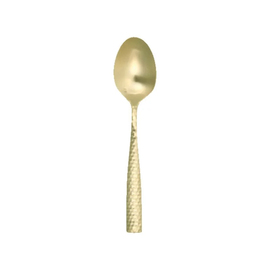 teaspoon LUCCA FACET GOLD stainless steel L 145 mm product photo