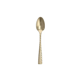 espresso spoon LUCCA FACET GOLD stainless steel L 118 mm product photo