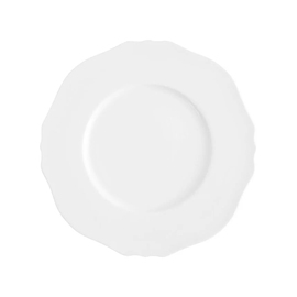 plate CONTESSA white flat porcelain Ø 220 mm product photo