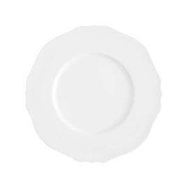 plate CONTESSA white flat porcelain Ø 300 mm product photo