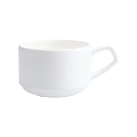 coffee cup ZEN Fortessa Bone China white stackable 190 ml product photo