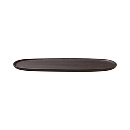 platter NIVO MOKKA flat stoneware 300 mm x 150 mm product photo  S