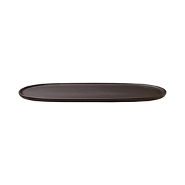 platter NIVO MOKKA flat stoneware 340 mm x 190 mm product photo  S