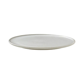 plate flat NIVO MOON stoneware Ø 260 mm white product photo  S