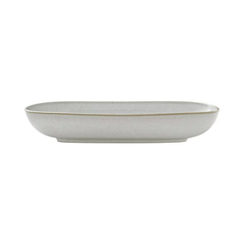 platter deep NIVO MOON stoneware white 300 mm x 150 mm product photo  S