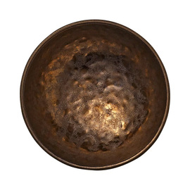 Dip NIVO METALLIC stoneware brown | gold 110 ml Ø 90 mm H 35 mm product photo  S