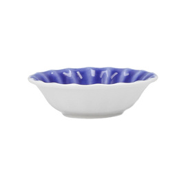 dip bowl BLYSS Bone China white | blue | 50 ml Ø 80 mm product photo