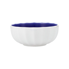 muesli bowl BLYSS 325 ml | porcelain white | blue Ø 120 mm product photo