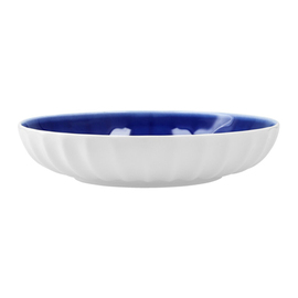bowl BLYSS Bone China white | blue | 700 ml Ø 270 mm H 45 mm product photo