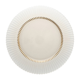 Glass plate ARCHIE yellow Ø 270 mm product photo