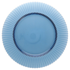 Glass plate ARCHIE blue Ø 325 mm product photo