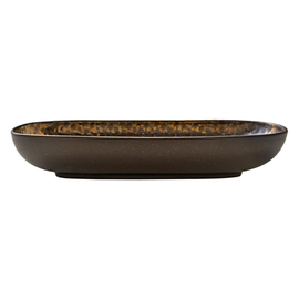 bowl | plate deep NIVO METALLIC stoneware | 170 mm x 110 mm H 35 mm product photo