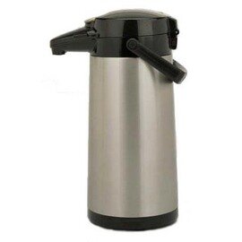 B-Stock | Pumping pot Airpot Furento, 2.2 ltr., Made of stainless steel, height 378 mm, Ø 164 mm, stainless steel inner cylinder, with pressure lever product photo