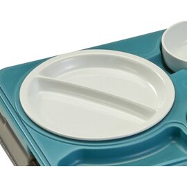 dining plate 750 ml  Ø 256 mm | 2 compartments product photo