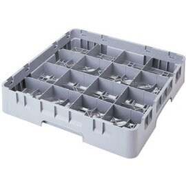 cup baskets grey 500 x 500 mm  H 101 mm | 16 compartments 111 x 109.5 mm  H 66 mm product photo