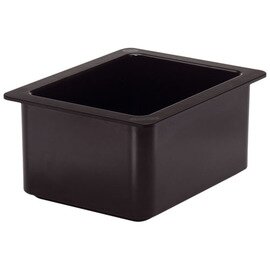 Coldfest Gastronorm bowl GN 1/2  x 150 mm plastic black | cooling gel filling product photo
