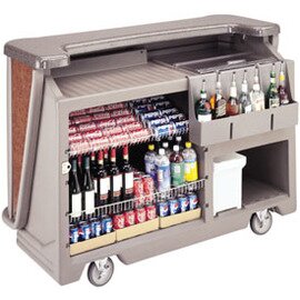 mobile beverage bar BAR650 grey  L 1715 mm 100 kg product photo