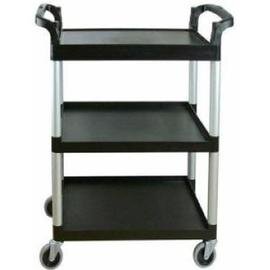 serving trolley black  | 3 shelves  L 965 mm  B 410 mm  H 835 mm product photo