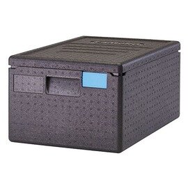 transport container EPP180 46 ltr black  • insulated  | 600 mm  x 400 mm  H 316 mm product photo