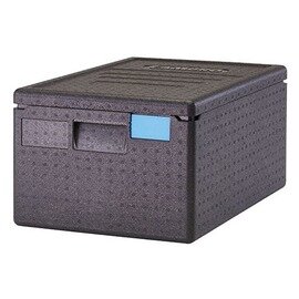 transport container EPP180PKG 46 ltr black  • insulated  | 600 mm  x 400 mm  H 316 mm product photo