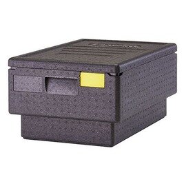 transport container EPP180SPKG 43 ltr black  • insulated  | 600 mm  x 400 mm  H 182 mm product photo