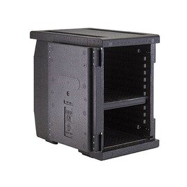 transport container EPP400 86 ltr black  • insulated  | 645 mm  x 440 mm  H 630 mm product photo  S