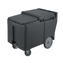 ice cube cart green 2 swivel castors|2 easy rollers 1 braked castor 585 mm  x 800 mm  H 745 mm product photo