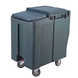 ice cube cart black 2 swivel castors|2 fixed castors 1 braked castor 585 mm  x 865 mm  H 955 mm product photo