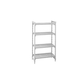 basic unit CAMSHELVING plastic steel 1300 mm 600 mm  H 1700 mm 4 grid shelf (shelves) product photo