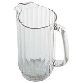 polycarbonate jug plastic polycarbonate transparent with relief 950 ml H 170 mm product photo