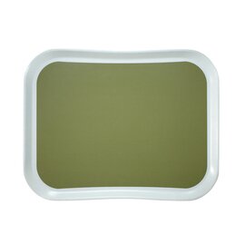 Versa Lite Century tray flat polyester sage green rectangular | 457 mm  x 355 mm product photo