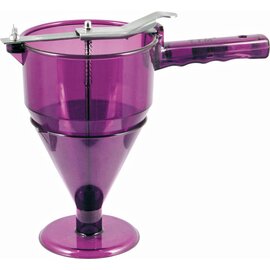 dosing funnel with stand plastic purple  Ø 130 mm  H 230 mm product photo