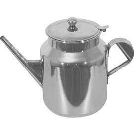 Oil pot with sieve, chrome-nickel steel, capacity: 2.0 ltr. product photo