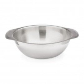 side dish bowl 250 ml stainless steel round Ø 120 mm H 40 mm with handle product photo