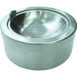 pressure ashtray with windproof lid stainless steel  Ø 115 mm  H 50 mm product photo