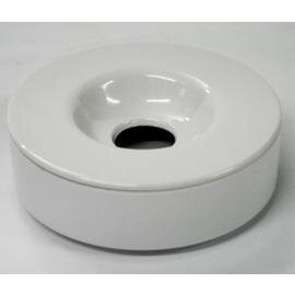 wind ashtray with windproof lid plastic white  Ø 100 mm  H 32 mm product photo