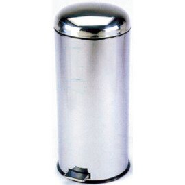 pedal bin 30 ltr stainless steel with pedal fireproof Ø 290 mm  H 700 mm product photo