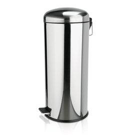pedal bin 30 ltr stainless steel with pedal fireproof Ø 290 mm  H 700 mm product photo