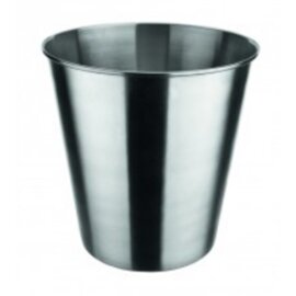 wastepaper basket 12 ltr stainless steel Ø 300 mm  H 300 mm product photo