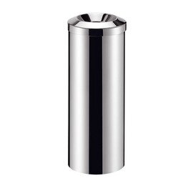 wastepaper basket stainless steel aperture fire-extinguishing Ø 250 mm  H 680 mm product photo
