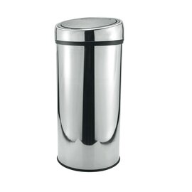 waste container 40 ltr stainless steel touch lid Ø 340 mm  H 650 mm product photo