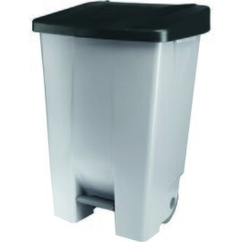 pedal bin plastic 60 ltr black grey product photo